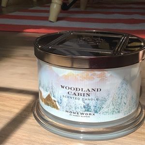 Woodland Cabin - HomeWorx Scented 4-Wick Candle